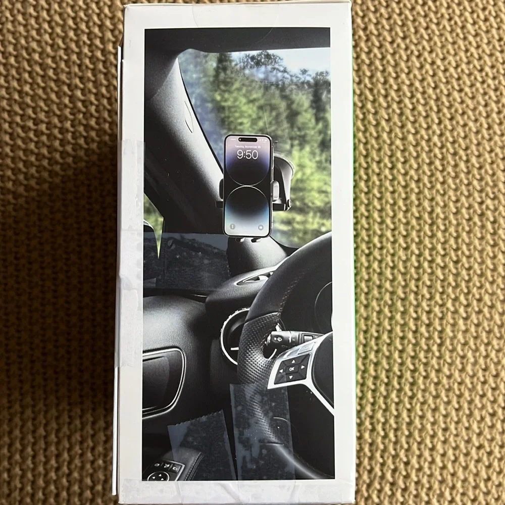 Black Car Mount Phone Holder